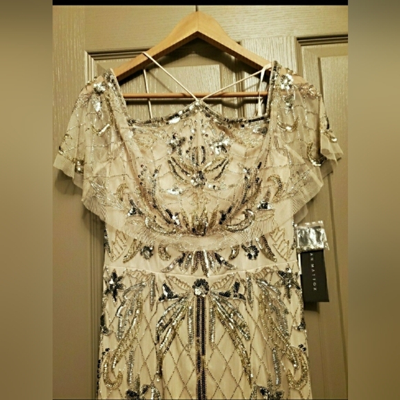 Aidan Mattox Dress Size 6 Retail $330Luxury Dress New With Tags - Picture 1 of 4